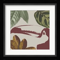 Graphic Tropical Bird V Framed Print
