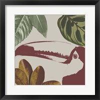Graphic Tropical Bird V Framed Print