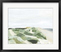 Coastline Greenery I Framed Print