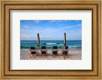 Beach Chairs Fine Art Print