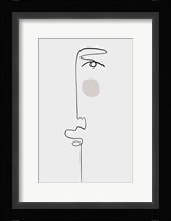 Faces 1 Framed Print