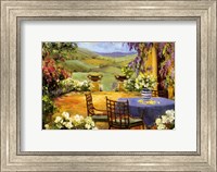 Countryside Terrace Fine Art Print
