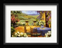 Countryside Terrace Fine Art Print