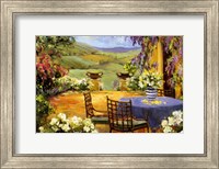 Countryside Terrace Fine Art Print