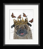 A Crowned Pug Fine Art Print