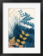 Welcome to the Jungle, Blue 5 Framed Print