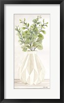 Geometric Vase I Framed Print
