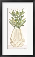 Geometric Vase II Framed Print
