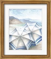 Coastal Umbrellas Fine Art Print