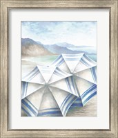 Coastal Umbrellas Fine Art Print