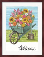 Welcome Wheelbarrow Fine Art Print