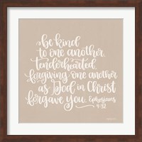 Be Kind to One Another Fine Art Print