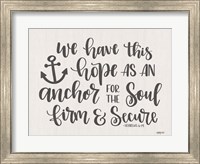 Anchor for the Soul Fine Art Print