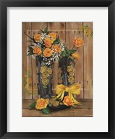 Rosey Cowboy Boots II Framed Print