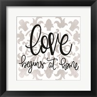 Love Begins at Home Fine Art Print