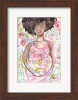 Lady in the Floral Dress Fine Art Print
