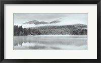 Foggy Mirror Lake Fine Art Print