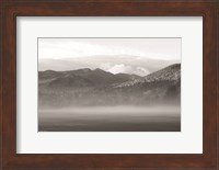 Foggy Morning Mountains Fine Art Print