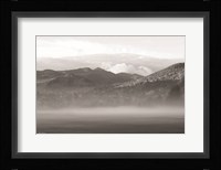 Foggy Morning Mountains Fine Art Print