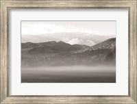 Foggy Morning Mountains Fine Art Print