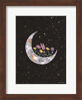 Flowers on Crescent Moon Fine Art Print