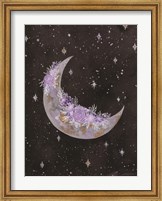 Purple Flowers on the Moon Fine Art Print