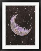 Purple Flowers on the Moon Fine Art Print