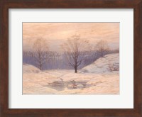 Snowy Sunset Fine Art Print