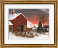 Snowy Farm Fine Art Print
