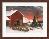 Snowy Farm Fine Art Print