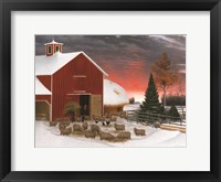 Snowy Farm Fine Art Print