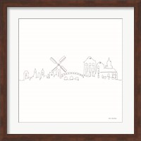 One Line Amsterdam Fine Art Print