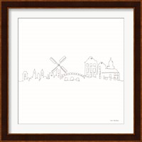 One Line Amsterdam Fine Art Print