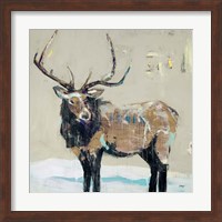 Winter Elk Neutral Fine Art Print