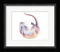 Swimming Otter II Framed Print