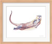 Swimming Otter I Fine Art Print