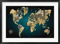 Sketched World Map Fine Art Print