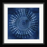 Indigo Splash V Framed Print