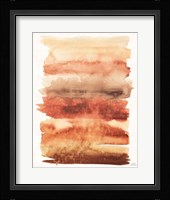 Desert Blooms Abstract I Fall Framed Print