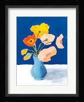 Poppies on Blue Fine Art Print