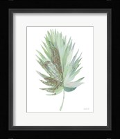 Boho Tropical Leaf IV Green Fine Art Print