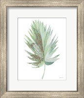 Boho Tropical Leaf IV Green Fine Art Print