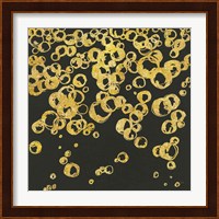 Gold Bubbles II Fine Art Print