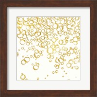 Gold Bubbles I Fine Art Print