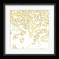 Gold Bubbles I Fine Art Print