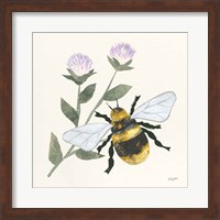 In the Garden Bee Fine Art Print