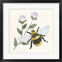 In the Garden Bee Fine Art Print