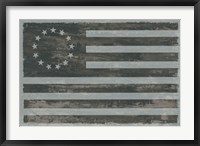 Slate American Flag Fine Art Print