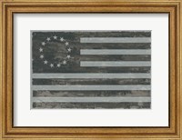 Slate American Flag Fine Art Print