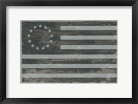 Slate American Flag Fine Art Print